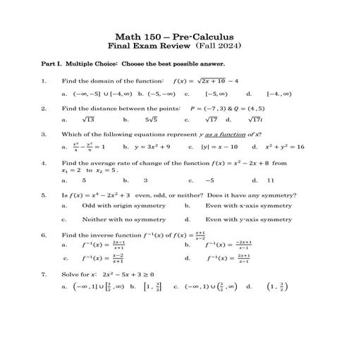 Math_150_Final_Review.pdf for college math placement exam