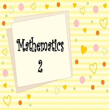 mat2 grade two lesson quarter two mathematics