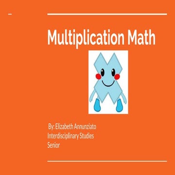 Multiplication presentation | PPTX