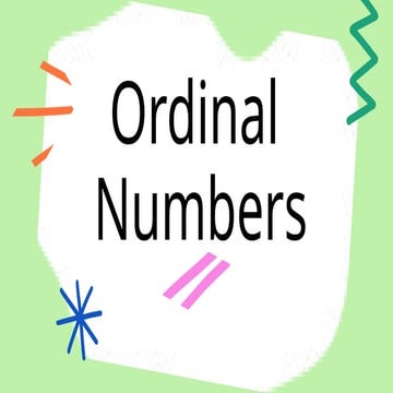 Lesson 8 Ordinal Numbers from 1st to 100th.pptx