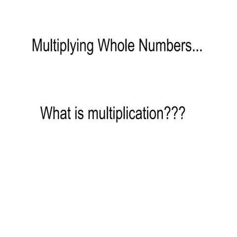 Kungfu math p2 slide3 (multiplication) | PDF