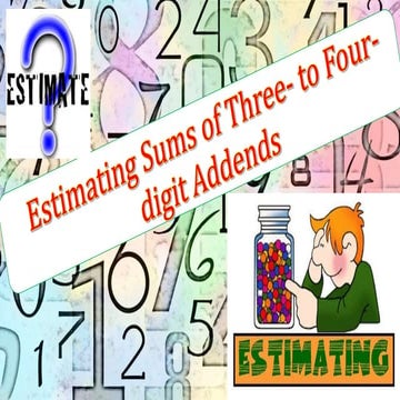 Estimating Sums (Math 3)