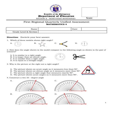 MATH 4 Q1 FINAL RUQA 2024.pdf math 5 math 5 | PDF