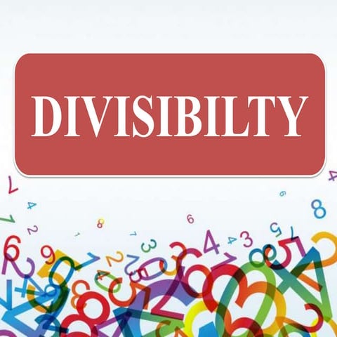 Divisibility Mathematics 5 