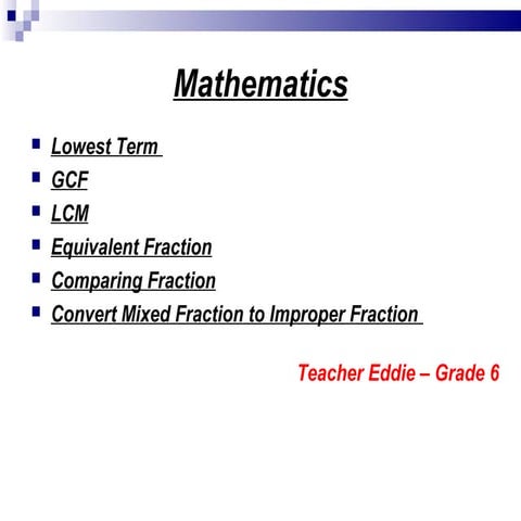 Math 6 (Please download first to activate the different animation  settings)