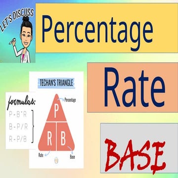 Mathematics 6 - Rate Base and Percentage.pptx