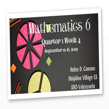 MATHematics 6 by Ma'am Helen D. Canono.pptx