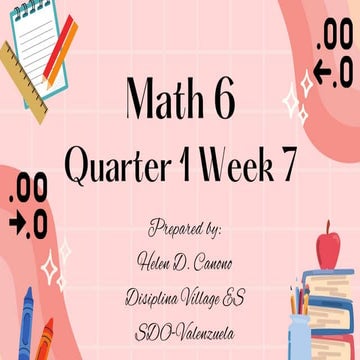 MATH 6 Q1 Week 7  - Shared to DTC by Ma'am Helen D. Canono.pptx