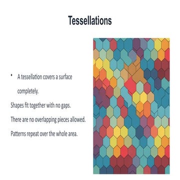 Tiling and tessellations | PPTX