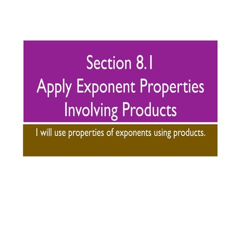 Math 8.1
