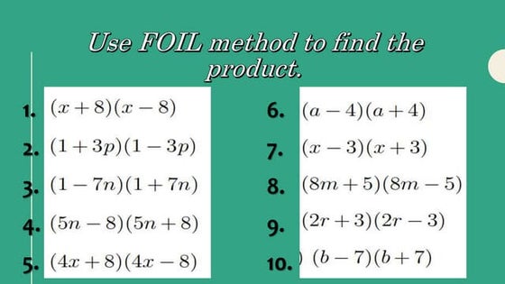 Som formulas pdf | DOCX