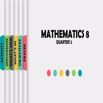 mathematics eight quarter two module five