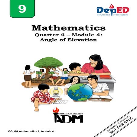 Grade 9 Mathematics Module 7 Triangle Trigonometry | PDF