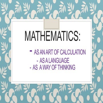 math as an art.pptx