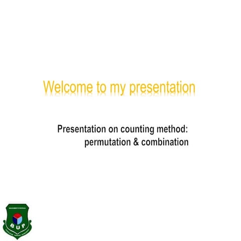 permutation & combination