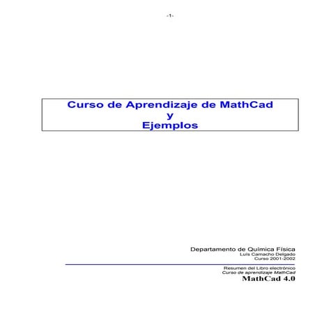 Programming with Mathcad Prime | PDF