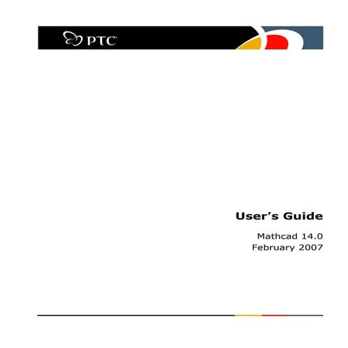 Math cad 14 user manual