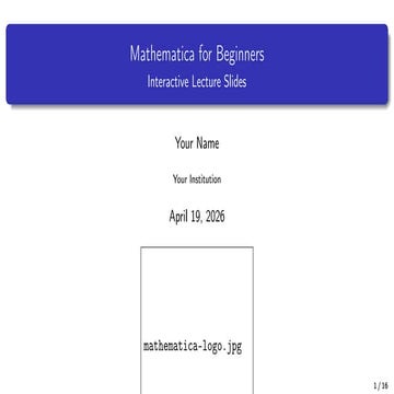 IntroductionToMathematica.pptx
