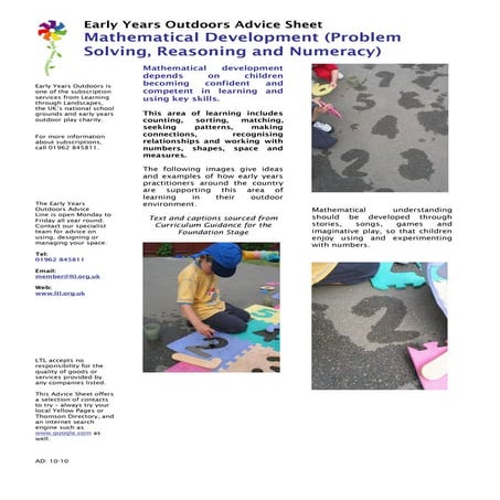 Using Tires Outdoors: Early Years Outdoors Learning | PDF