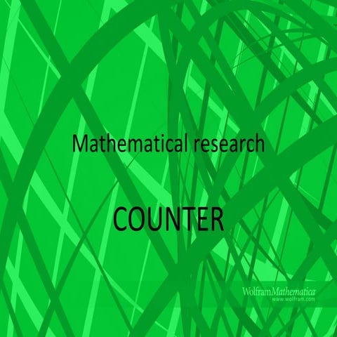 Mathematical Research
