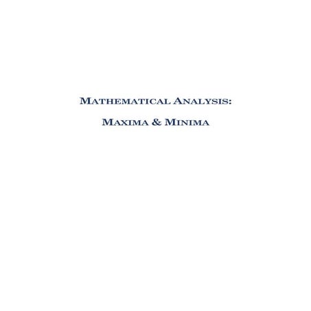Mathematical Analysis: Maxima-Minima.pdf