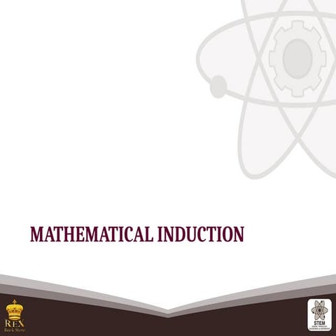 Mathematical Induction pre calculus math stem