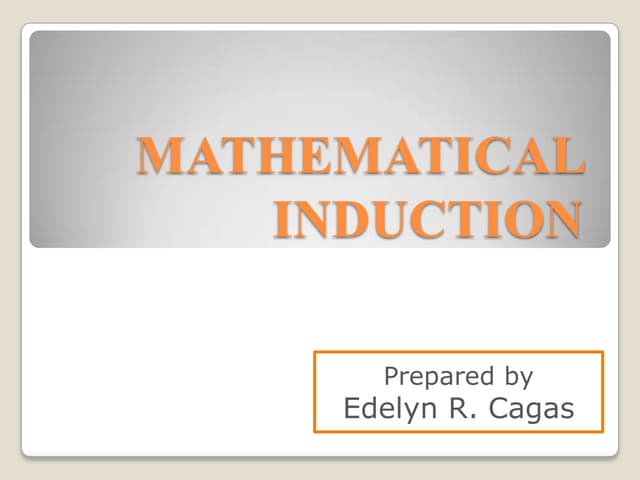 Mathematical Induction