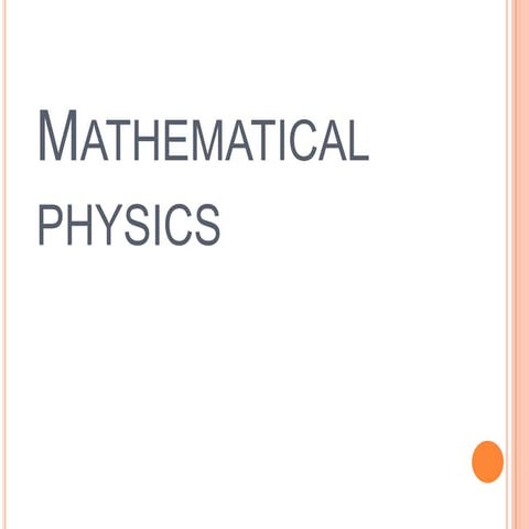 Mathematical physics group 16