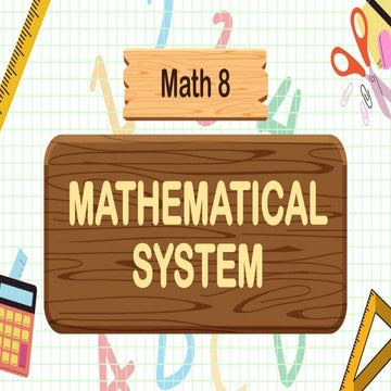 Mathematical System mathematics 8 quarter 3
