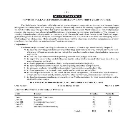 Mathematics-First-Year_syllabus.ppt