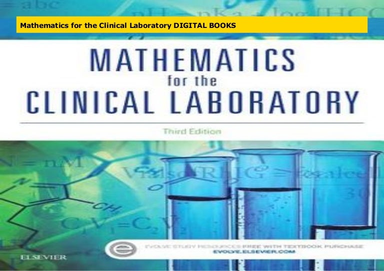 Mathematics for the Clinical Laboratory DIGITAL BOOKS