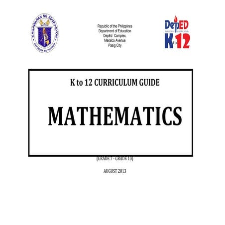 Mathematics 8 cg