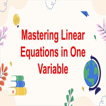 MATHEMATICS8 Q3 1. solve linear equations in one variable.pptx