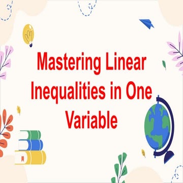 MATHEMATICS8 Q3 5. solve problems involving linear inequalities in one variab...