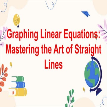 MATHEMATICS8 Q3 9. sketch the graph (straight line) of a linear equation give...