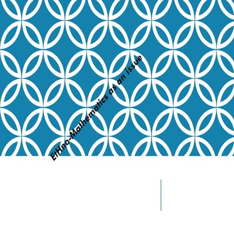 Mathematics as an issue