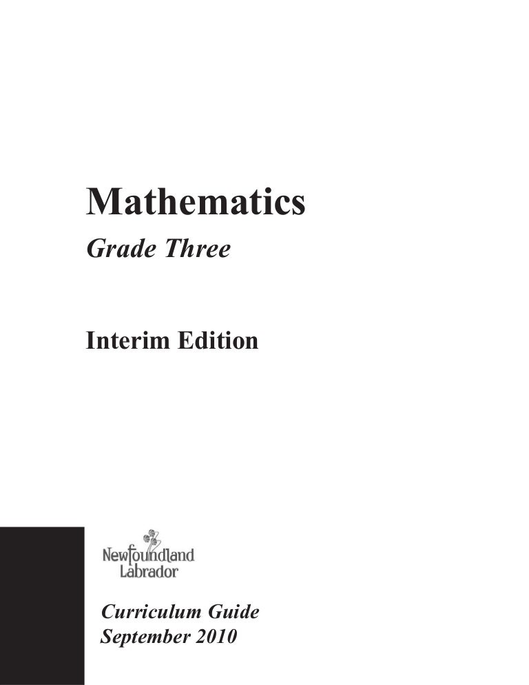 Mathematics grade3 curriculum_guide