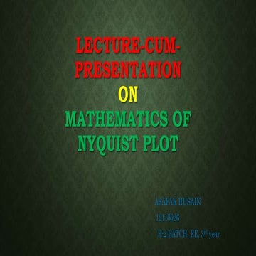 Mathematics of nyquist plot [autosaved] [autosaved]