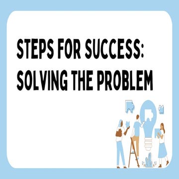 o show different problems and then how the problem is solved