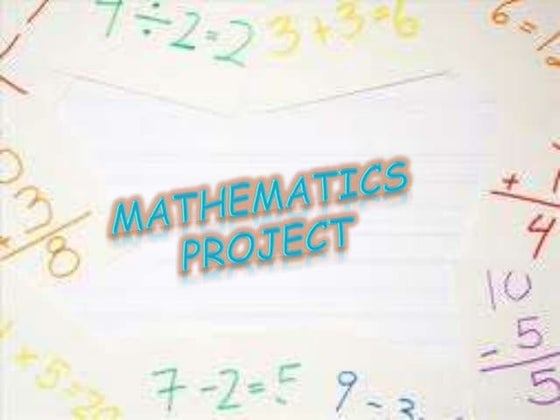 Fibonacci numbers-math project | PPT