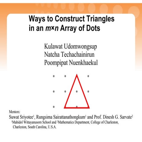 Lesson 8 triangular numbers | PPTX