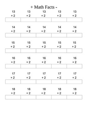 Math facts | PDF