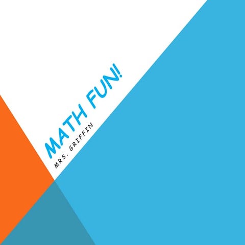 Math fun! | PPTX