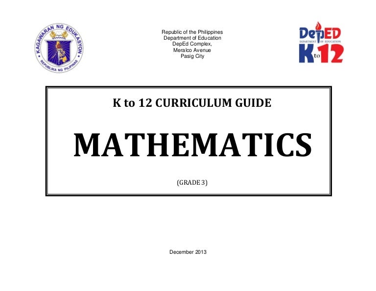 Math grade 3 cg