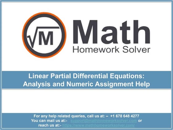 Numerical Analysis Assignment Help