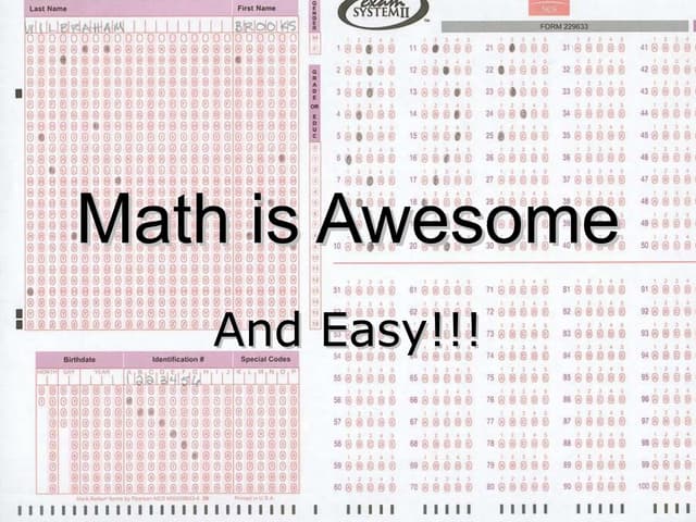 Math is Awesome MEAP Prep