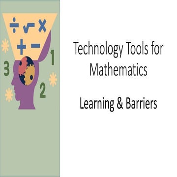 Math Learning & Barriers