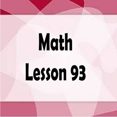 Lesson : Creating Problems with reasonable answers