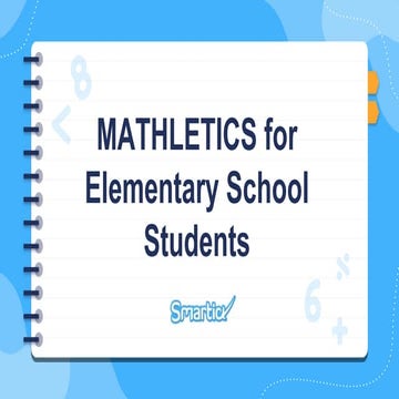 Mathletics for Elementary Students .pptx
