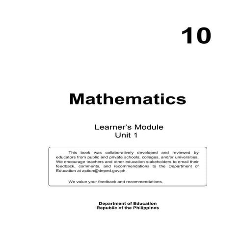 Math lm   unit 1
